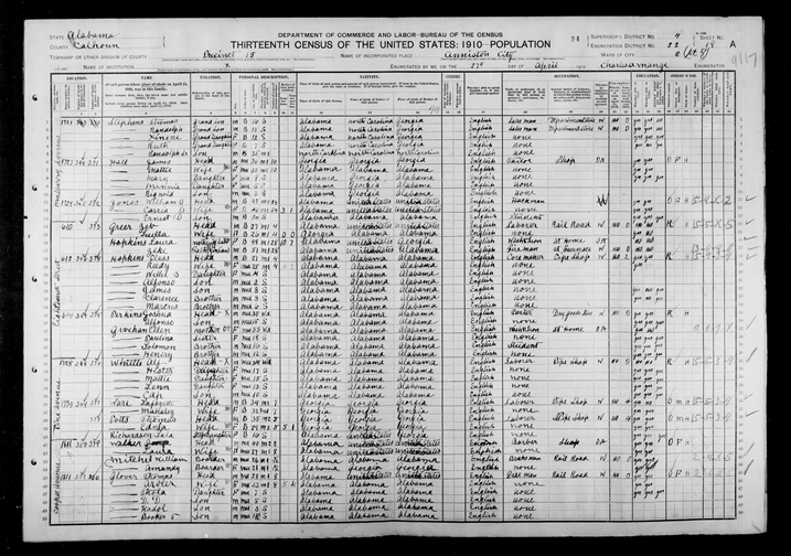 Skan z spisu powszechnego USA z 1910 roku (kliknij, aby powiększyć)