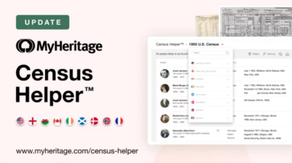 AKTUALIZACJA: Narzędzie Census Helper™ od MyHeritage zostało znacząco zaktualizowane