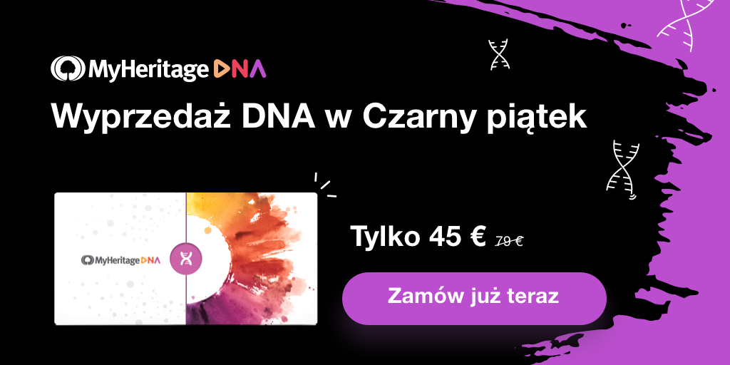 Nowości MyHeritage: Olbrzymia Promocja testów DNA na Czarny Piątek!