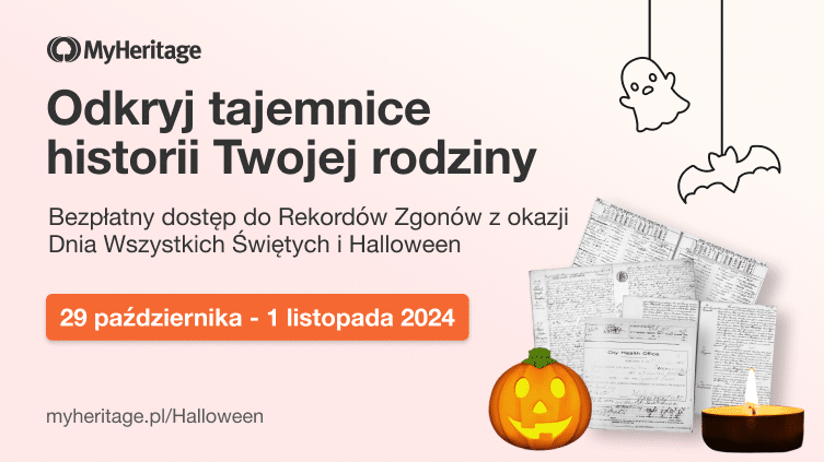 Odkryj historie swoich przodków z bezpłatnym dostępem do rejestrów zgonów z okazji Dnia Wszystkich Świętych i Halloween