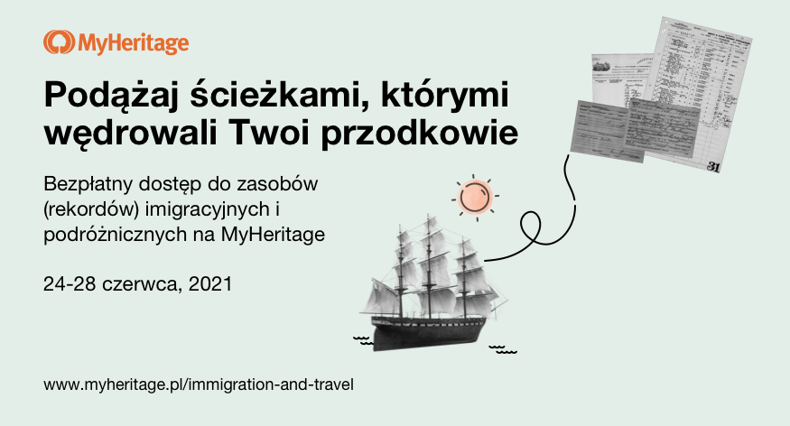 Odbyj podróż w przeszłość z darmowymi zasobami imigracji i podróży na MyHeritage!