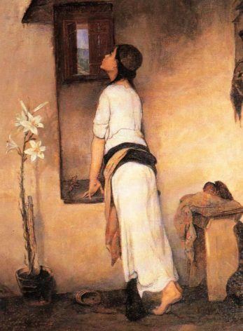 Nikiforos Lytras. The Waiting, 1900. [Credit: National Gallery of Greece]