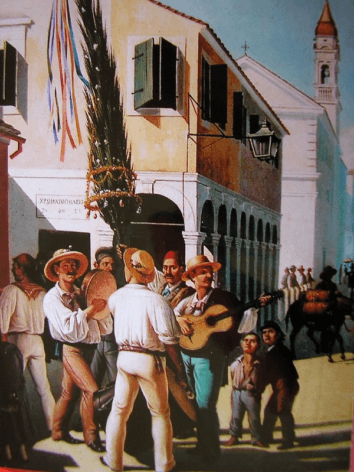 Dzień Majowy na Korfu autorstwa Charalambosa Pachisa [Kredyt: National Gallery of Greece]