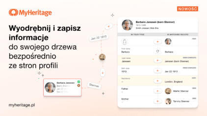 Nowość: Wyodrębnianie i zapisywanie informacji w drzewie bezpośrednio ze stron profilowych