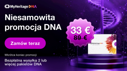 Niesamowita promocja testów DNA MyHeritage w NAJNIŻSZEJ CENIE