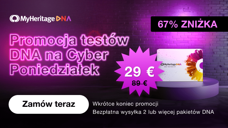 Cyber Poniedziałek zaczyna się już dziś: Zestawy DNA MyHeritage w najniższej cenie w tym roku!