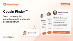Cousin Finder™: Teraz dostępny dla wszystkich osób w drzewie genealogicznym