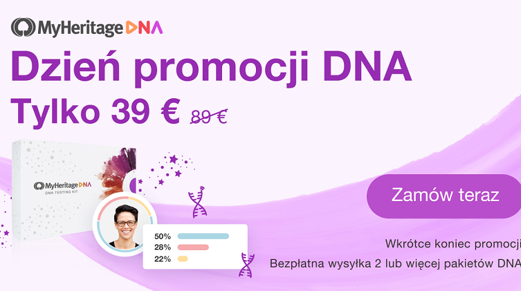 Promocja na Dzień DNA: Wielka zniżka na zestawy DNA MyHeritage