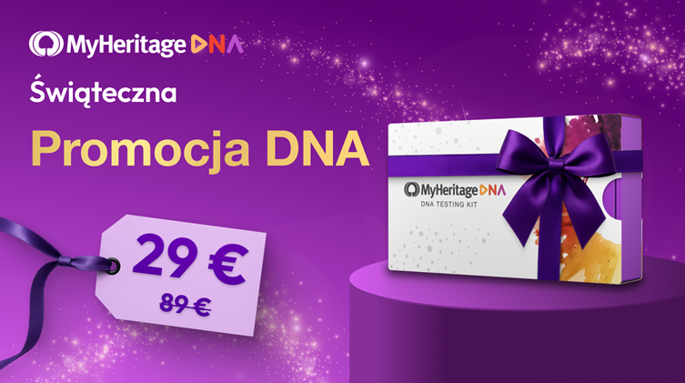 Świąteczna promocja testów DNA MyHeritage