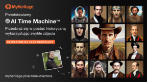 Przedstawiamy AI Time Machine™: Przeobraź się w postać historyczną wykorzystując swoje zwykłe zdjęcia!
