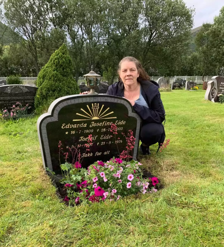 Patty odwiedza grób swojej babci w Norwegii