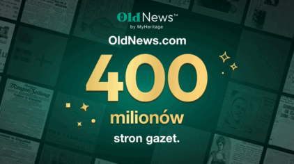 OldNews.com osiągnęło liczbę 400 milionów stron gazet