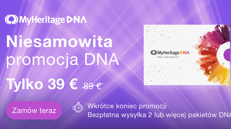 Wyjątkowa PROMOCJA testów DNA w MyHeritage! Sprawdź koniecznie!