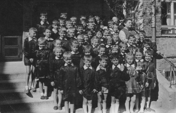 Szkoła Podstawowa nr 33, Warszawa klasa 2B, czerwiec 1961, Fot. K. Wacławski