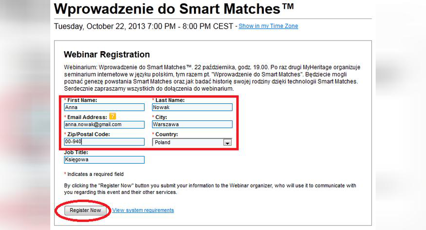 Webinarium: Wprowadzenie do Smart Matches™