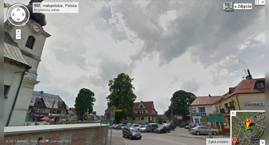 Google Street View – miejscowość naszych przodków