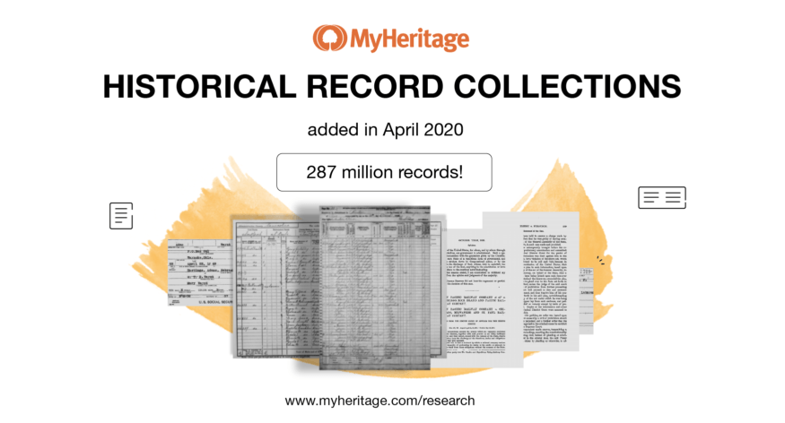 Nowe Kolekcje Rekordów historycznych – Kwiecień