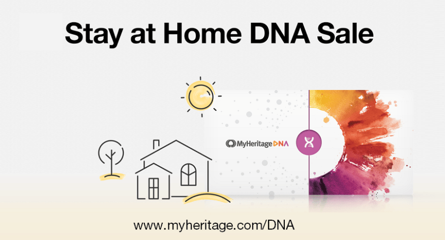 Wyprzedaż „Zostań w domu”: Rabat na DNA MyHeritage