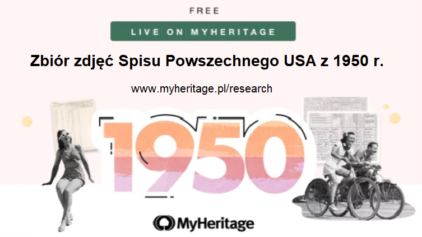 MyHeritage publikuje Spis Powszechny Ludności USA z 1950 r. – przeszukuj bezpłatnie!